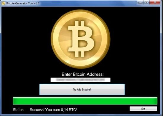 Bitcoin Generator Scam